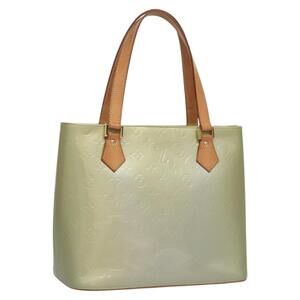 LOUIS VUITTON Monogram Vernis Houston Hand Bag Gris M91053